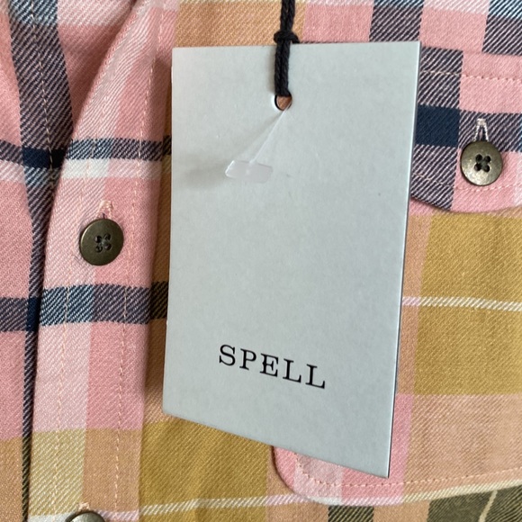 Spell & the Gypsy Maverick long-sleeve flannel button down. Never worn brand new - Picture 4 of 7